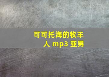 可可托海的牧羊人 mp3 亚男